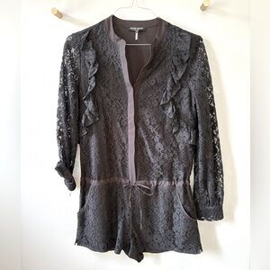 David Lerner Lace Romper